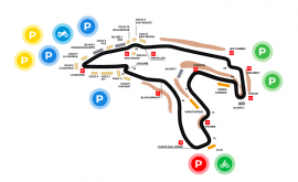 Belgicko F1 - Parking